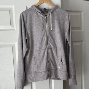Vuori Halo Zip Up Hoodie Lavender